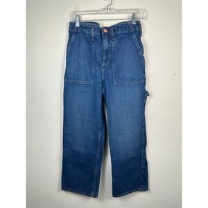 We the Free Carpenter Jeans Size 28 Medium Wash Ankle EUC